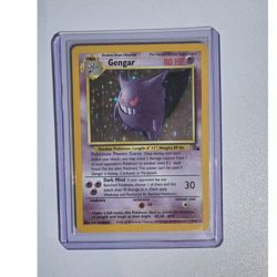 Pokemon Gengar Holo Rare Unlimited 5/62 Fossil Set 1999 TCG - Image 1