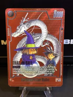 Fortuneteller Baba SB01-049 Alternate Art Manga Booster 01 Dragon Ball Card Eng - Image 1