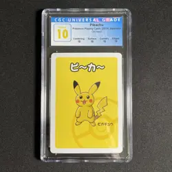 CGC 10 PERFECT - Pikachu Old Maid Playing Cards 2019 Pokemon Japanese POP 23 - Image 1