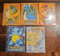 Pokemon Topps 1999 Lot Of 5 Trading Cards - Image 1