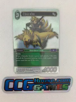Final Fantasy TCG FFTCG Chocobo 1-075C Opus I Foil *CCGHouse* RG - Image 2