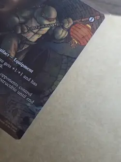 Donnie's Bo - Shadowspear (Borderless) (M 0017) TMNT MTG Foil - Image 3