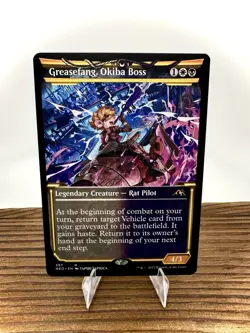 Showcase Greasefang Okiba Boss - NM - NEO 397 MTG Magic The Gathering, Regular - Image 1
