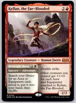 Kellan, the Fae-Blooded 230 Mythic Wilds of Eldraine Magic: The Gathering NM - Image 1