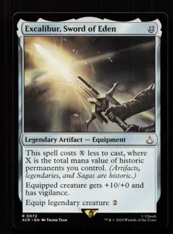 EXCALIBUR, SWORD OF EDEN 72 R Universes Beyond: Assassin's Creed LP - Image 1