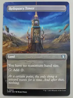 MTG Reliquary Tower Commander Masters Borderless Uncommon - Image 1