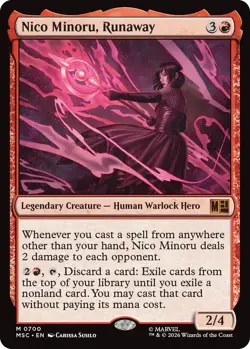 Mint/Near-Mint, English - 1 x MTG Nico Minoru, Runaway - Foil Commander: Marvel - Image 1