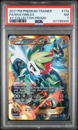 SHAYMIN EX 77A PREMIUM TRAINER XY COLLECTION PROMO POKEMON PSA 7 - Image 1