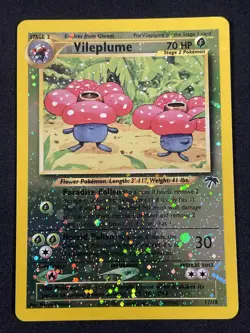 Pokemon TCG VILEPLUME 17/18 Southern Island - 2001 ENG ENGLISH - Image 1