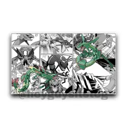 Pokemon Rayquaza Playmat Games Mousepad Play Mat TCG - Image 1