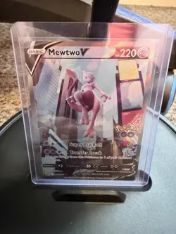 Pokemon TCG Mewtwo v (Full Art) Pokemon Go 072/078 Holo Ultra Rare - Image 1