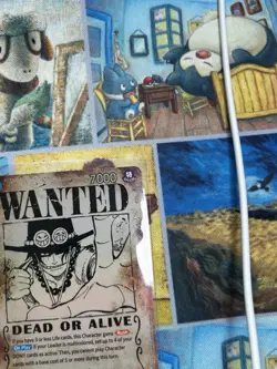 One Piece OP13-119 Portgas D. Ace WANTED POSTER ERROR Pre-Errata - Image 3