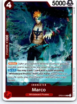 Marco OP02-018 Rare Paramount War One Piece Foil NM - Image 1