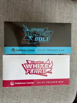 Pokemon Center Black Bolt & White Flare Elite Trainer Box ETB Set - SEALED NEW ✅ - Image 4