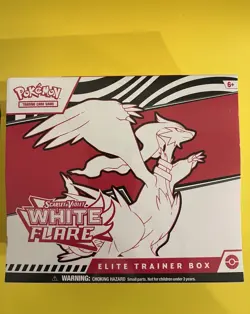 Pokemon Scarlet & Violet White Flare Elite Trainer Box ETB New Factory Sealed - Image 1