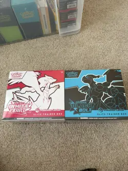 Pokemon Center Black Bolt White Flare Elite Trainer Box ETB TCG New & Sealed - Image 1