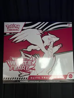 Pokemon White Flare ETB Regular Elite Trainer Box TCG Sealed Brand New In Hand 1 - Image 1