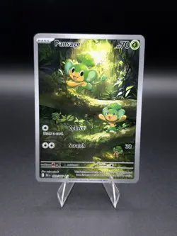 NM Pansage White flare Illustration Rare 089/086. Pokemon TCG S&V 2025 - Image 1