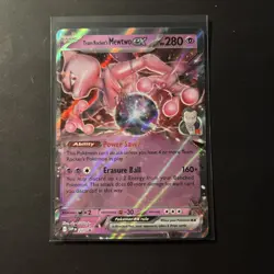 Pokemon TCG - Team Rocket's Mewtwo ex 205 Destined Rivals Black Star Promo, NM+ - Image 1