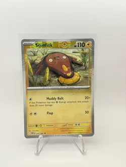 Stunfisk 035/086 NM - master ball Holo - 2025 S&V TCG Pokemon White Flare - Image 1