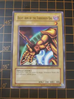 Right Arm of the Forbidden One DB1-EN137 Dark Beginning YuGiOh! TCG - Image 3