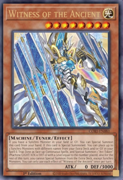 CORI-EN081 Witness of the Ancient Ultra Rare 1st Ed YuGiOh Preorder - Image 1