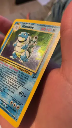 Pokemon Blastoise 2/130 Base Set 2 LP condition - Image 3