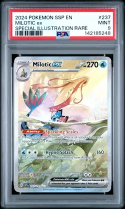 Milotic ex 237/191 PSA 9 Surging Sparks SIR Scarlet & Violet Pokemon Card Game - Image 1