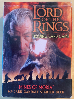 CCG 845 Lord of the Rings English Gandalf Starter Deck 5 Cards Missing - Image 1