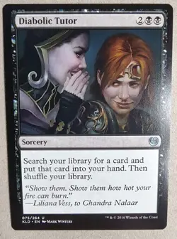 Diabolic Tutor - Kaladesh (KLD) #075 - Unc Regular - NM - MTG - Free Ship - Image 1