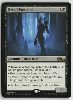 Dread Presence Lightly Played 96 Core Set 2020 Magic: The Gathering - Image 1
