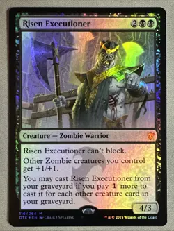 MTG / Risen Executioner / DTK / #116 / FOIL / Mythic / NM - Image 1