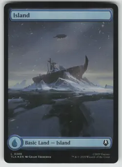 MTG Island (0288) Foil Avatar: The Last Airbender # 288 NM - Image 1