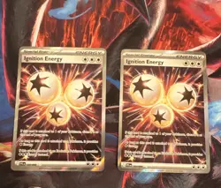 Pokemon TCG Ignition Energy Lot 2 - Phantasmal Flames 124/094 Full Art Near Mint - Image 1