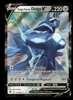 Origin Forme Dialga V - 113/189 - Ultra Rare - Astral Radiance - Pokemon - NM/M - Image 1