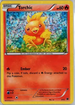 Torchic 002/012 Holo Promo McDonald's Promos 2016 Pokemon Holo Moderately Played - Image 1