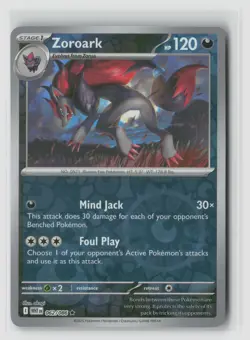 Zoroark #062/086 Sv White Flare Rare Reverse Holo Pokemon TCG NM - Image 1