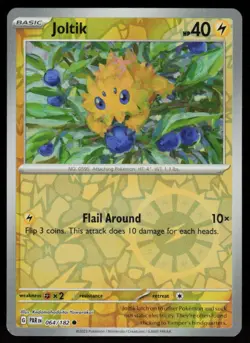 Joltik 064/182 Common Paradox Rift Pokemon Reverse Holo Near Mint - Image 1