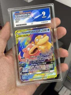 Pokemon Psyduck & Slowpoke GX 35/236 Sun & Moon Unified Minds - ACE 9 Mint - Image 1