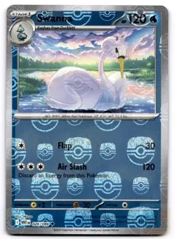 Swanna (Master Ball Pattern) 026/086 Uncommon White Flare Pokemon Near Mint - Image 1