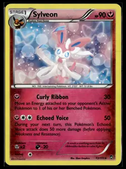 Sylveon 72/111 Furious Fists Rare Cracked Ice Pokemon - Image 1