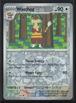 073/086 Watchog - SV White Flare - Reverse Holo NM Pokemon - Image 1