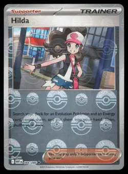 Pokemon Hilda - 084/086 - Uncommon Pokeball HOLO White Flare NM - Image 1