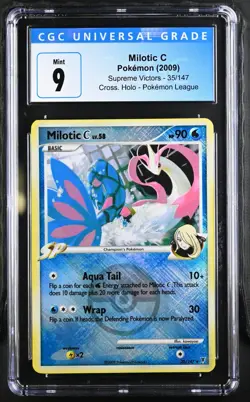 Pokemon Milotic C Supreme Victors 35/147 Cross Holo Promo League CGC 9 - Image 1
