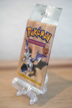 21.46g Pokemon WOTC Fossil Unlimited Booster Pack Vintage Sealed TCG Aerodactyl - Image 4