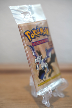 21.46g Pokemon WOTC Fossil Unlimited Booster Pack Vintage Sealed TCG Aerodactyl - Image 5