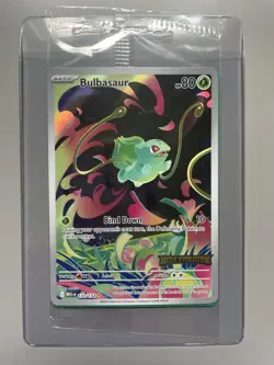 Pokemon Mega Evolution Bulbasaur #133/132 Stamped Promo Illustration Rare SEALED - Image 1
