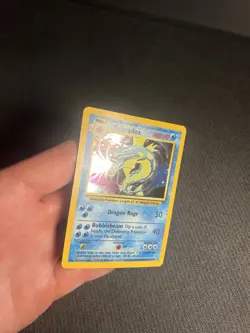 Pokemon TCG Gyarados 6/102 Base Set Holo MP - Image 4