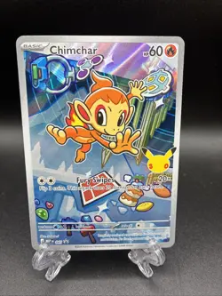 Chimchar 041 Holo Promo ME: Mega Evolution Promo Pokemon Near Mint - Image 1