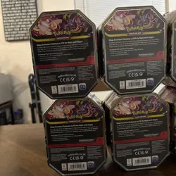 POKEMON TCG MEGA MOONLIT TIN MEGA GENGAR EX LOT OF 4 New Factory Sealed - Image 3